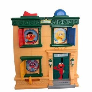Sesame Street Colorful peek a boo listen and find Character Playhouse